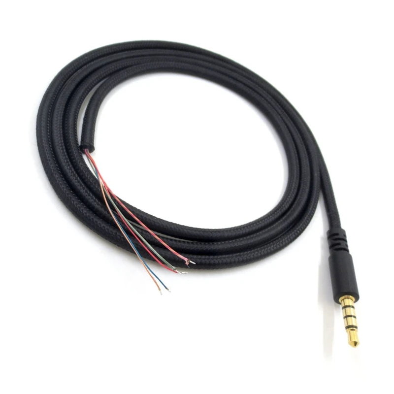 Portable Cord 1.1m Length Stereo Aux Cable for Hyper X Cloud II