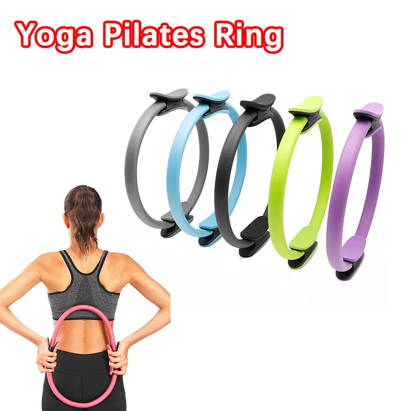 Yoga Fitness Pilates Ring Yoga Ring Open Back Ring Magic Ring Pelvic Floor Muscle Training Yoga Circle Gym/Home Workout Supplies