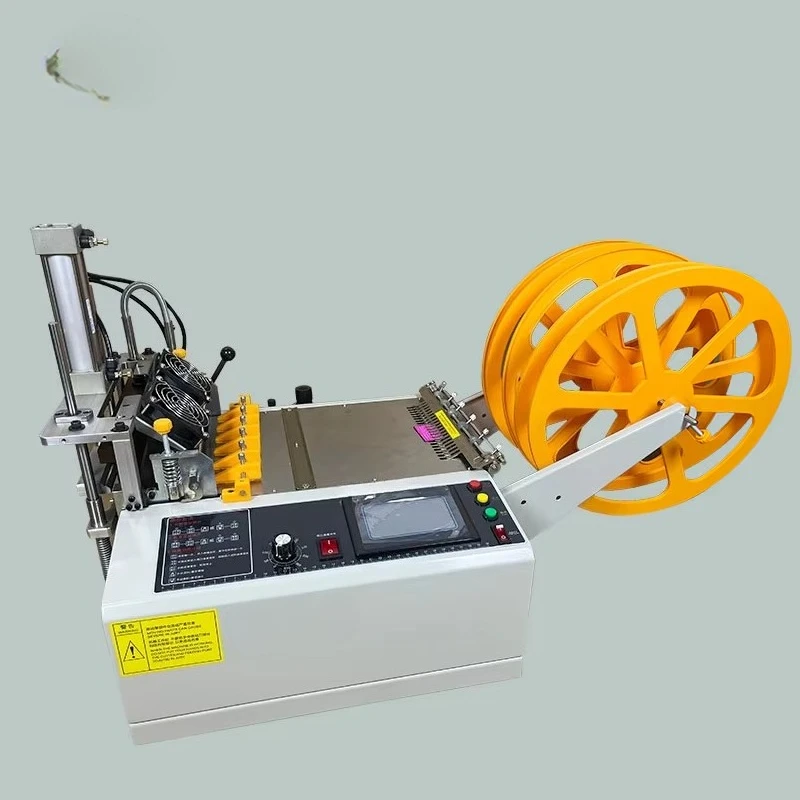 

Raynian-200 Hot and Cold Automatic Cutting Machine Is Suitable for Fabric Ribbon Label Strap Zipper Webbing Cutting Machine
