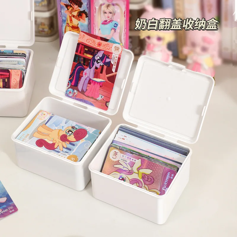 1pc Korean Transparent Storage Box Blind Box Card Photocard Storage Box Photo Card Organizer Classification Flip Box