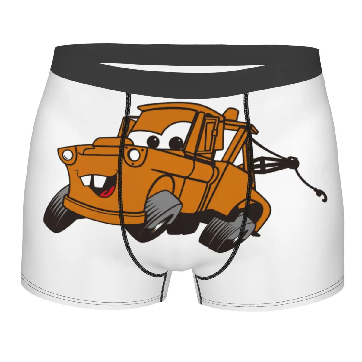 

Cars Cartoon Mater Boxer Shorts Men 3D Printed Male Stretch Underwear Panties Briefs