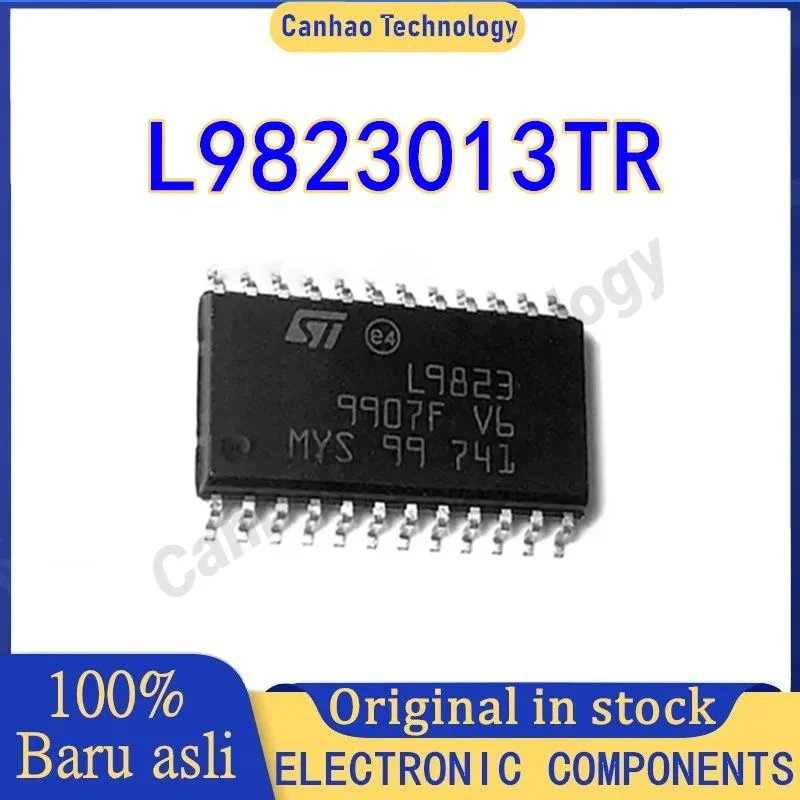 

1PCS L9823 L9823013TR E-L9823013TR SOP24 distribution switch air conditioning panel vulnerable chip eight-way low-end driver