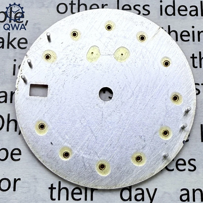 QWA 28,5mm NH35 diamante Sunray reloj S Dial Fit NH35/NH36/4R/7S accesorios de reloj automático