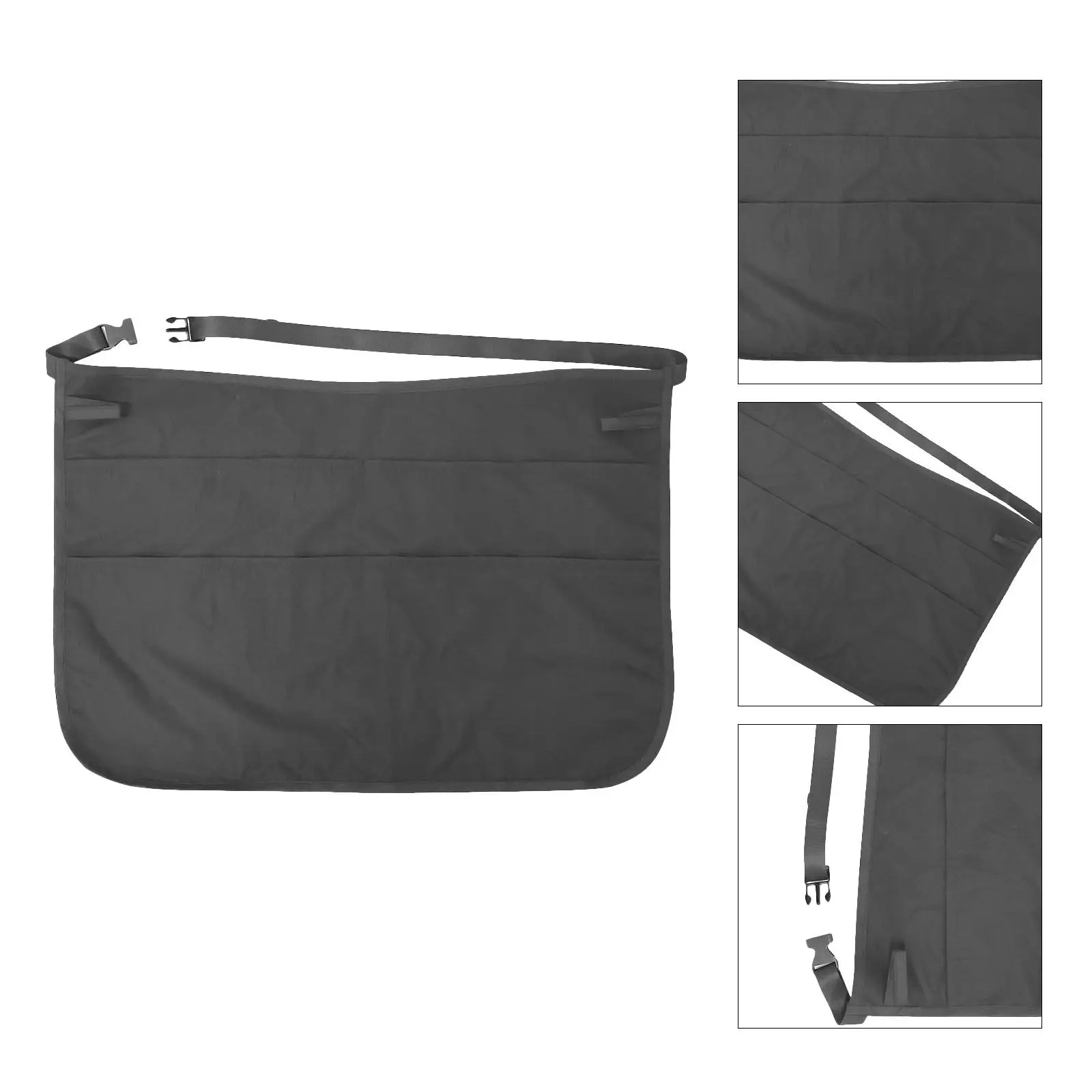 Hairdressing Apron with Multiple Pockets Adjustable Waist Belt for Hair Stylist Barber Cosmetology Salon Tool Storage Haircut