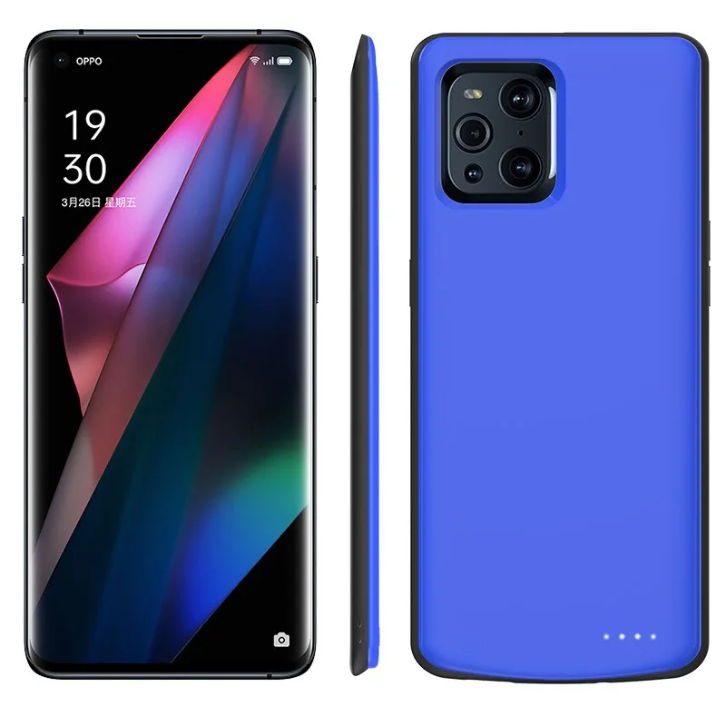 Portable Charger Cover For OPPO Find X3 Pro Battery Cases 10000mAh Extrenal Battery Power Bank Charging Cover for OPPO Find X3