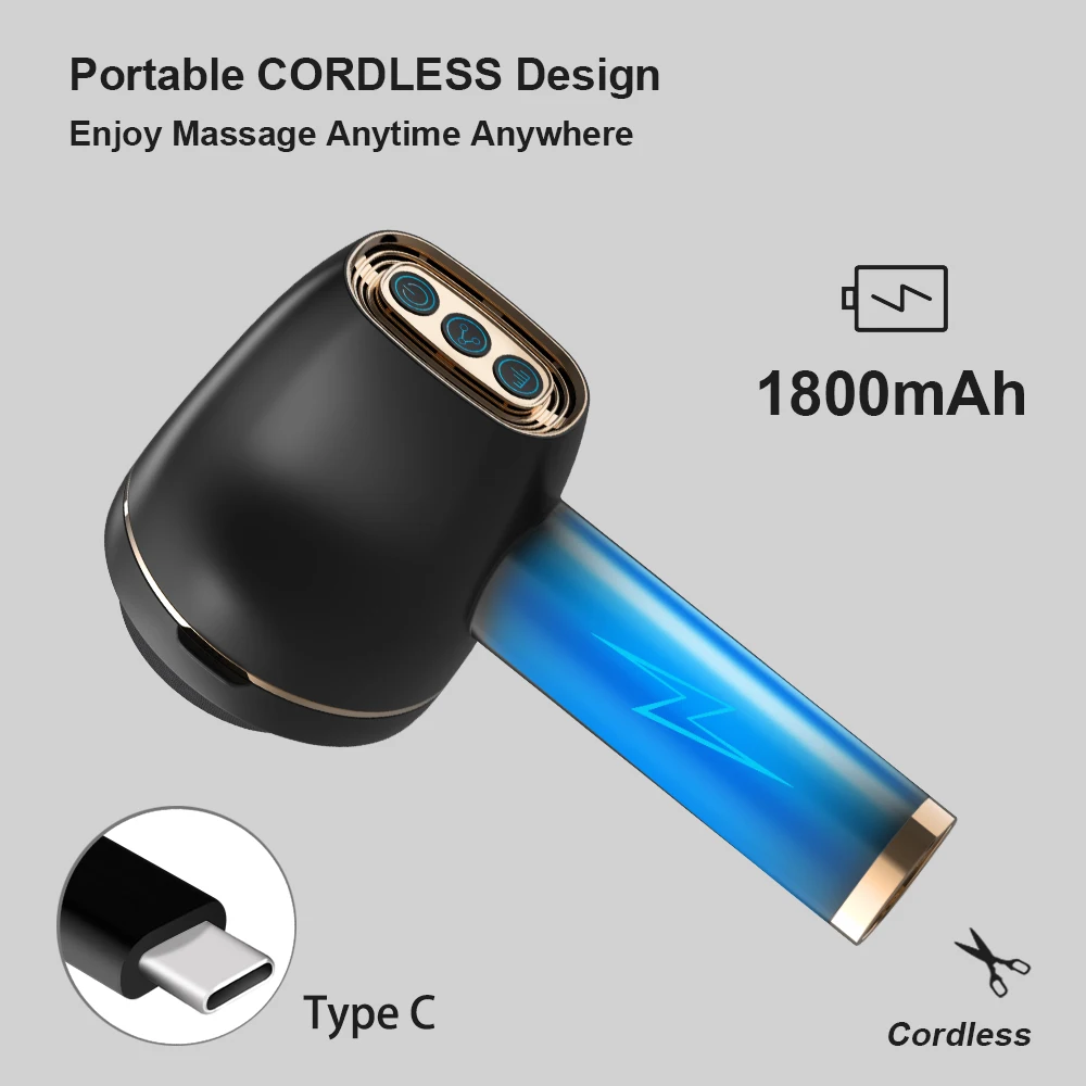 المكتبة الذكية PL-668 الإلكترونية المحمولة الاسترخاء لهجة تهتز الأسطوانة مكافحة السيلوليت جهاز تدليك كامل الجسم العضلات مدلك Bac #4