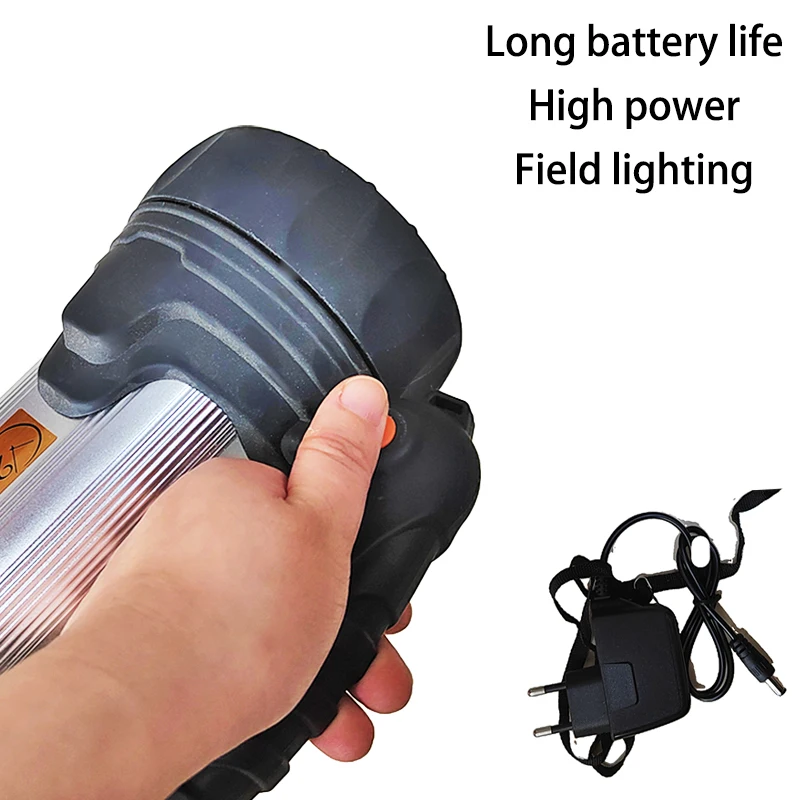 Portable High Power LED Flashlights Q8 Beads Rechargeable Powerful Spotlight Outdoor Waterproof Searchlight Camping Lamp