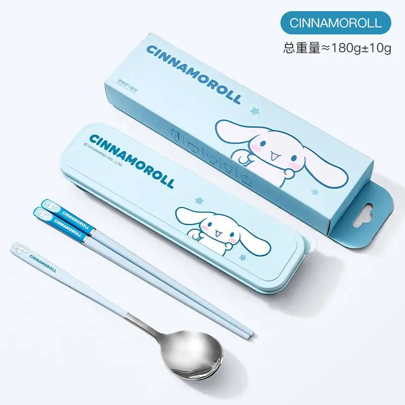 سانريو مرحبا كيتي بلدي ميلودي سينامورول أدوات المائدة زخرفة ضرب المنتج منتج جديد لطيف الكرتون المحمولة في الهواء الطلق طالب الكبار