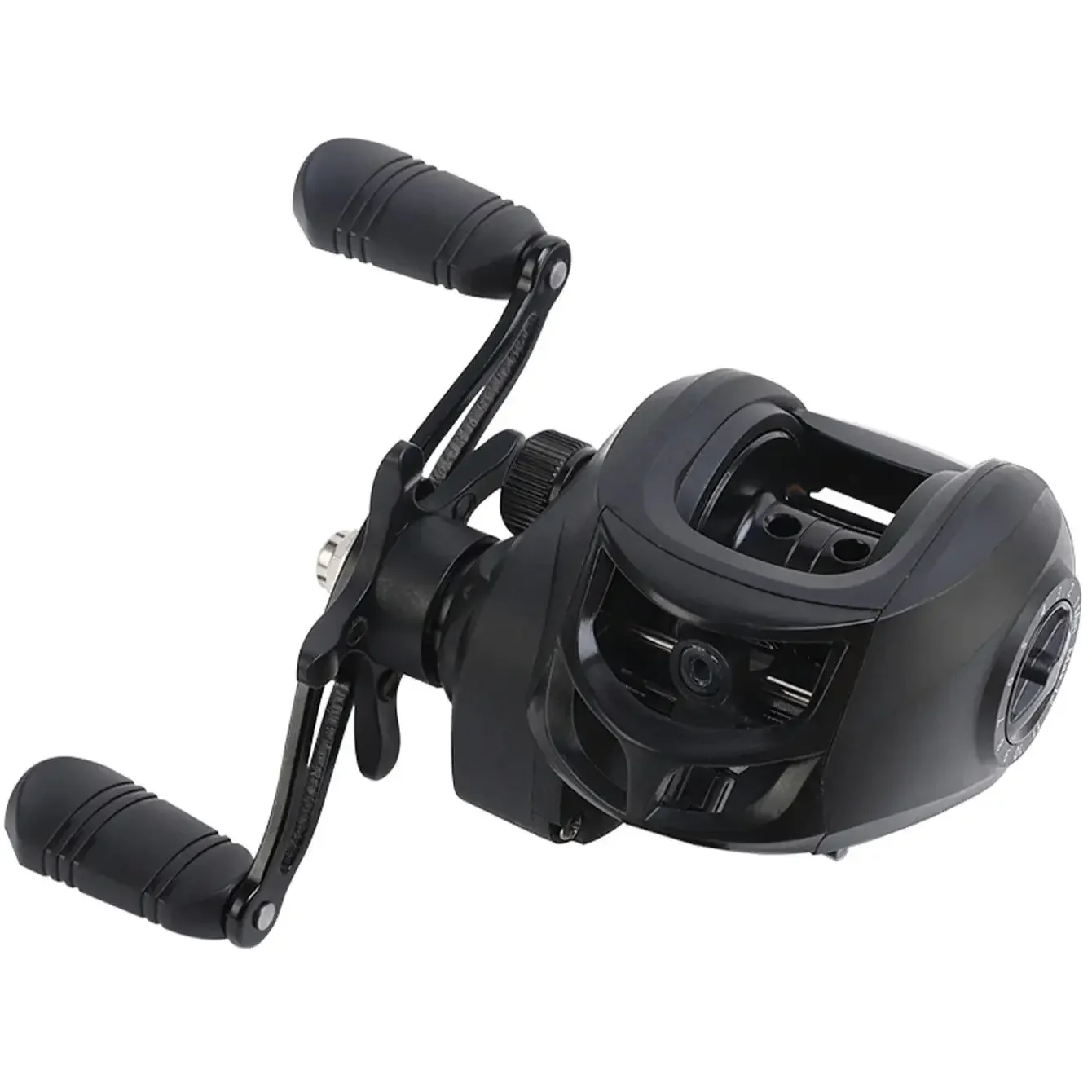 Carrete de Baitcasting de Metal para mano izquierda/derecha, alta velocidad, relación de transmisión 7,2: 1, sistema de freno magnético de agua