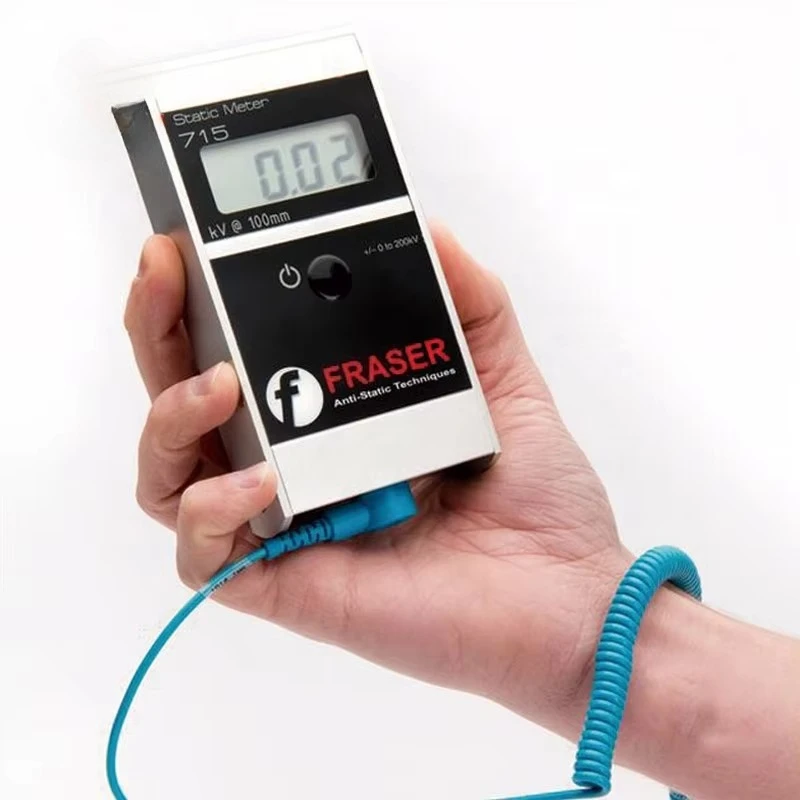 

Ручной электростатический тестер Fraser, антистатический счетчик электроэнергии, портативный 715