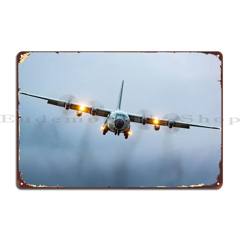 Belgian Air Force C130 Metal Plaque Pub Cinema Cinema Customized Plaques Tin Sign Poster