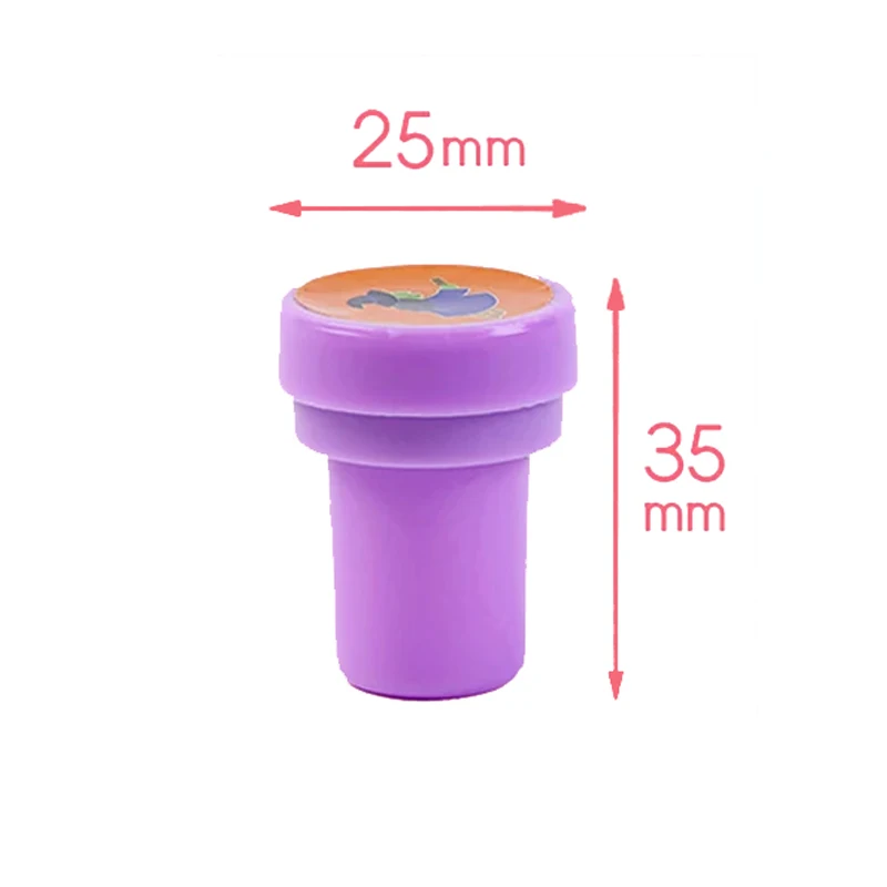 مزرعة الحيوان الحيوان الخضار الفاكهة نمط متنوعة Stamps للأطفال الحبر الذاتي المعلم Stamps الاطفال صندوق الكنز جائزة للفصول الدراسية