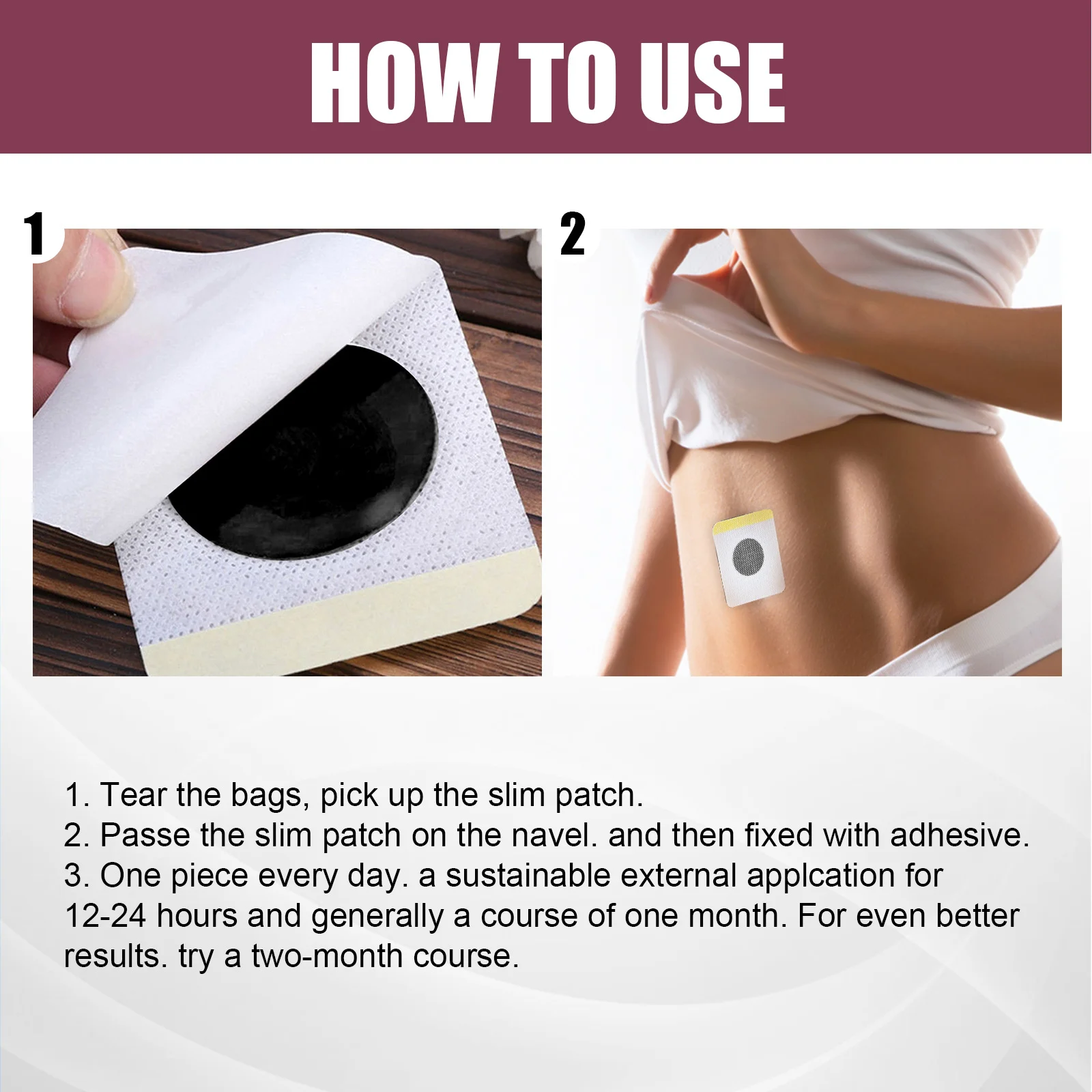 Slimming Patches Fast Burning Fat Lose Weight Belly Slim Patch Detox Abdominal Detoxification Defecation Firm Skin Navel Sticker