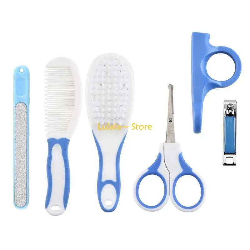 

Y4QA Manicure Baby File Clippers Scissors for Kids Grooming Bath Travel Baby