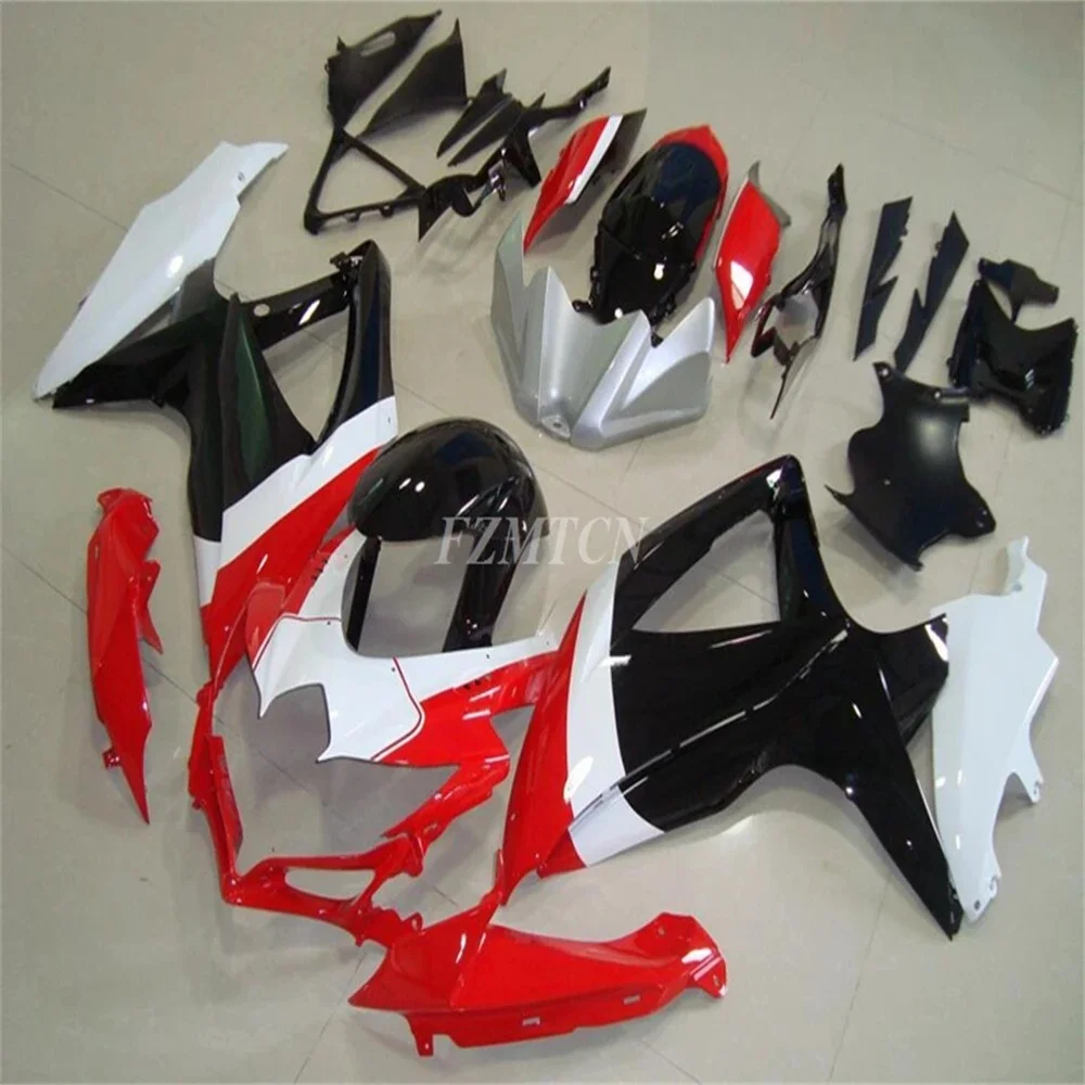 

New ABS Whole Fairings Kit Fit for Suzuki GSX-R 600 750 K8 2008 2009 2010 08 09 10 Bodywork Set Custom Red Black White