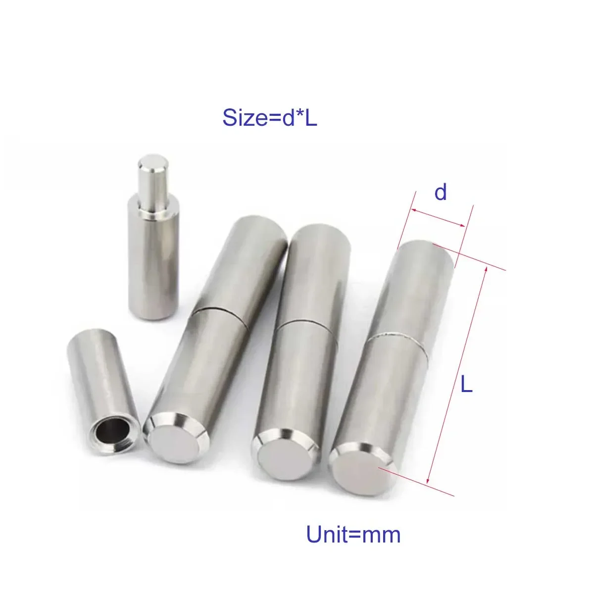 

304 Stainless Steel Door Shaft Cylindrical Shaft M6M8M12M14M16M20M25