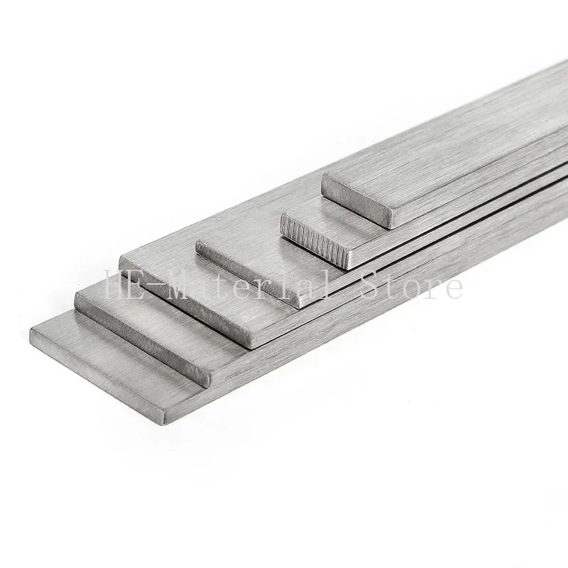 Length 500mm 304 Stainless Steel Flat Steel Thickness 2.5mm Stainless Steel Sheet Flat Bar Width 5/6/7/8/9/10/12/15/16/18-80mm