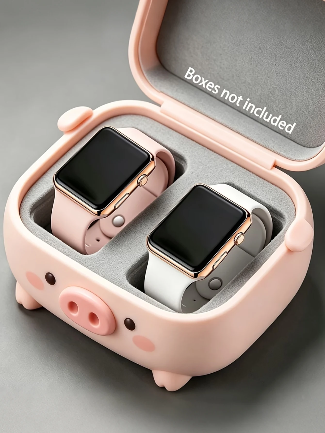 Children's LED Square Digital Watch Casual Christmas Gift Silicone Strap Electronic Wristwatch