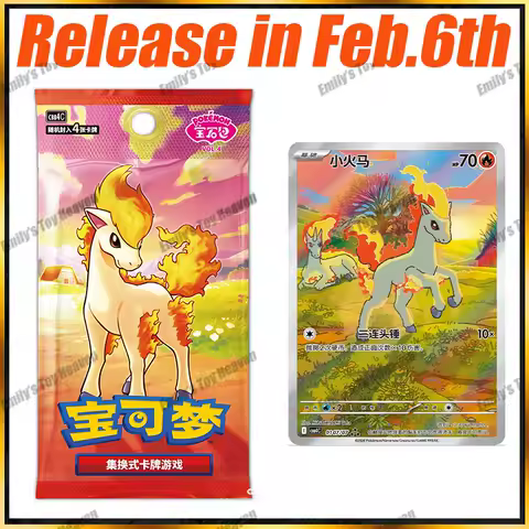 In Stock New Original Simplified Chinese Cards Pokemon GemPack 4 Gem Vol.4 Booster Box PTCG Collectible Trading Cards Game Gifts