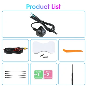 Car's rear view camera with night vision, Golden Fisheye lens, universal reverse, 12V, impermeable IP68, AHD, 1920x1080p, CVBs, 170 °, vehicle 5 Main Sales Camaras Anti Theft Car - №5