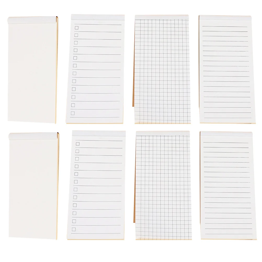 8 szt. Notatników z karteczkami do odrywania, lekkie, przenośne notatniki biurowe, szkolne, dla uczniów, artykuły biurowe, narzędzie do notowania.