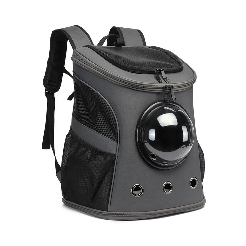 

Oxford Clear Capsule Pet Cat Backpack Outdoor Shoulder Large Space Pet Tote Backpack