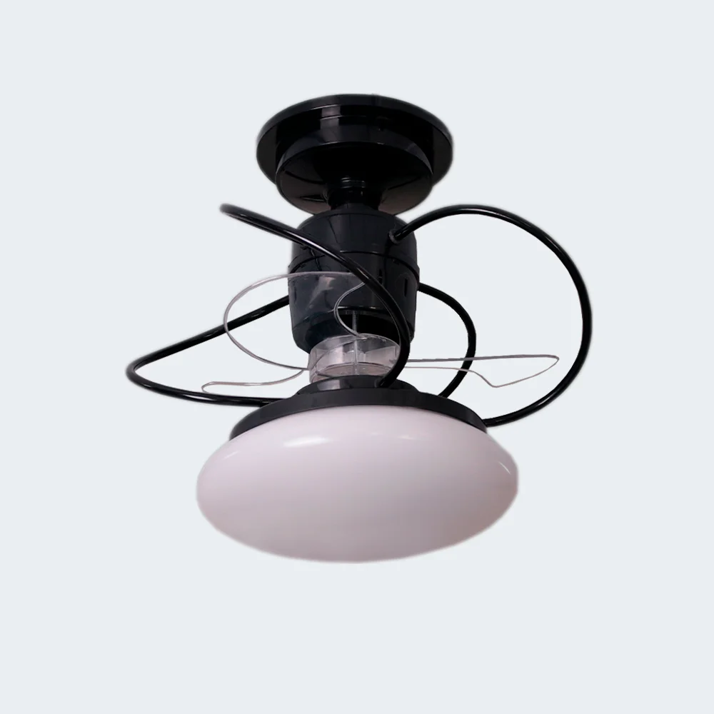 Black Athens Treviso Ceiling Fan C/Remote Control