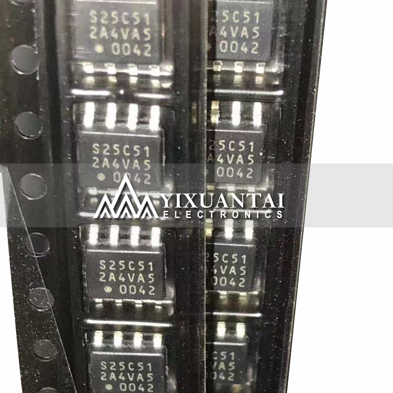 

10pcs/Lot S-25C512A0I-J8T1U4 S25C512A S25C51 IC EEPROM 512KBIT SPI 10MHZ 8SOP NEW