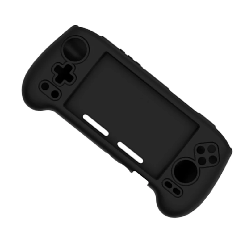 Casing silikon cakupan penuh untuk RG556 Gamepad fleksibel perumahan tahan guncangan kulit genggam konsol casing anti gores