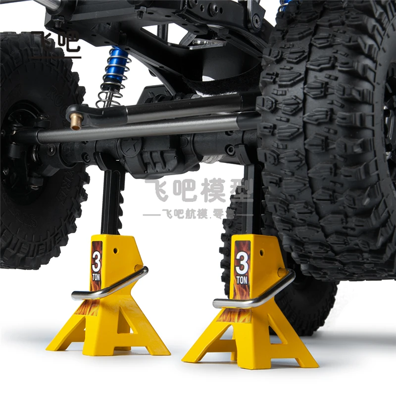 

A Pair of Metal Jacks for 1/10 RC Crawler Car AXIAL SCX10 III AX103007 Traxxas TRX4 Defender Bronco DIY Mood Accessories