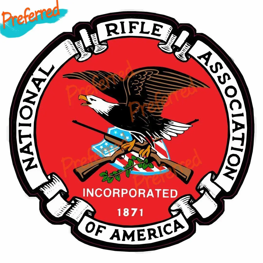 Nra nacional rifle associação arma direitos 2nd emenda vinil adesivo decalque cortado pvc impermeável