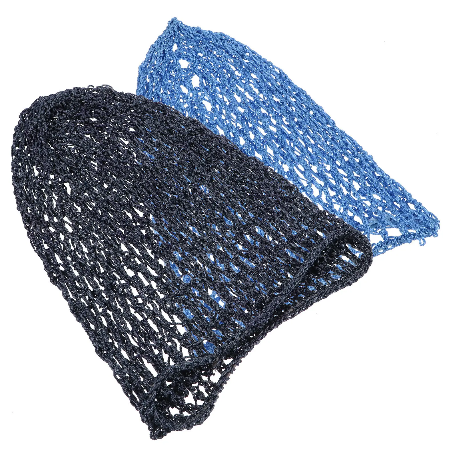 2 Pcs Hair Nets Bun Covers for Women's Sleeping Holder Mesh Holders Wrap Crochet