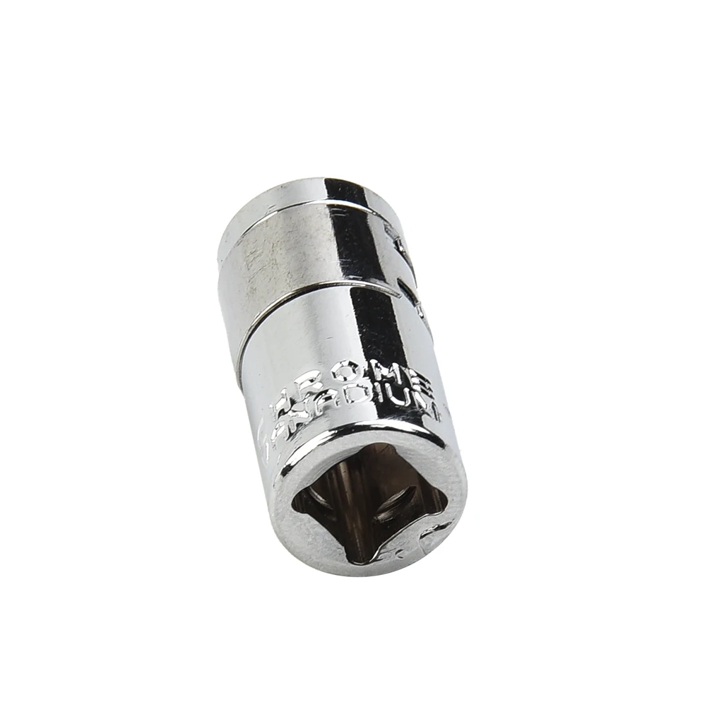 1x 1/4\" Ratchet Socket Adapter Square Drive To 1/4\" Hex Shank Socket Bits Converter Quick Release Screwdriver Hand Tools