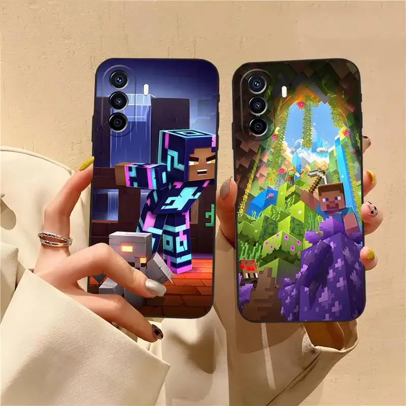 Game MineS C-Crafts Phone Case For Huawei P50Pro P40 P30 P20 P10 Plus Lite Pro Y5 Y6 Y7 Y8 PSMART 2019 2020 Shell Cover