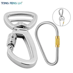 Outdoor Carabiner Pendant Keychain Backpack Buckle Bottle Clip Fishing Mountaineering Rescue Downhill Tent Camping Supplies