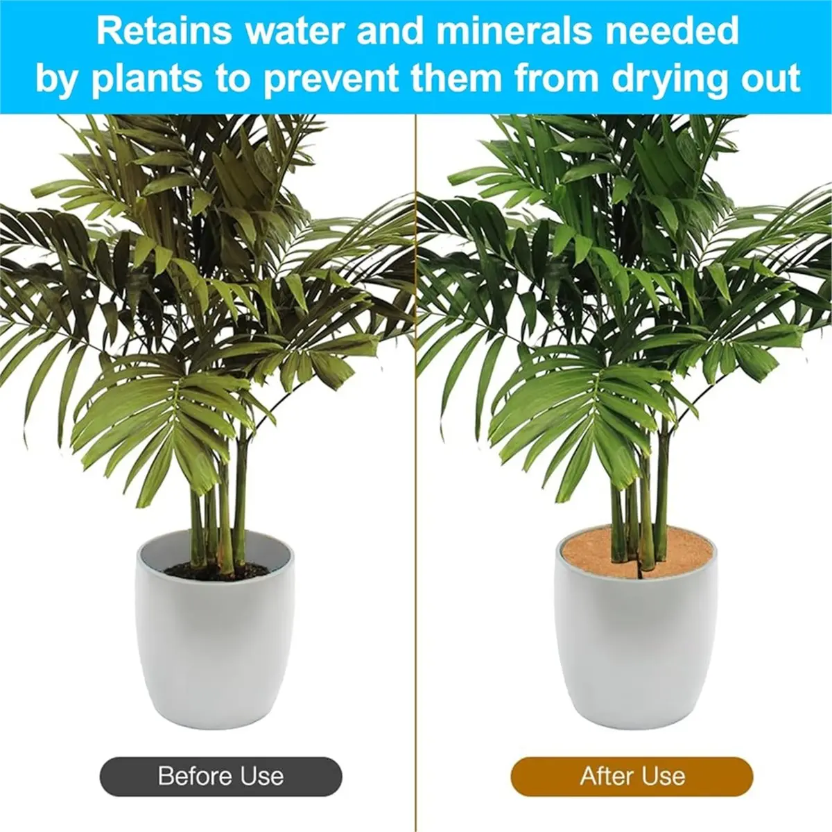 

Новинка 2026 года: Набор из 4 мульчирующих колец из кокосового волокна (15,7 дюйма) – для удержания влаги, для деревьев и ландшафтного дизайна (для использования внутри и вне помещений)