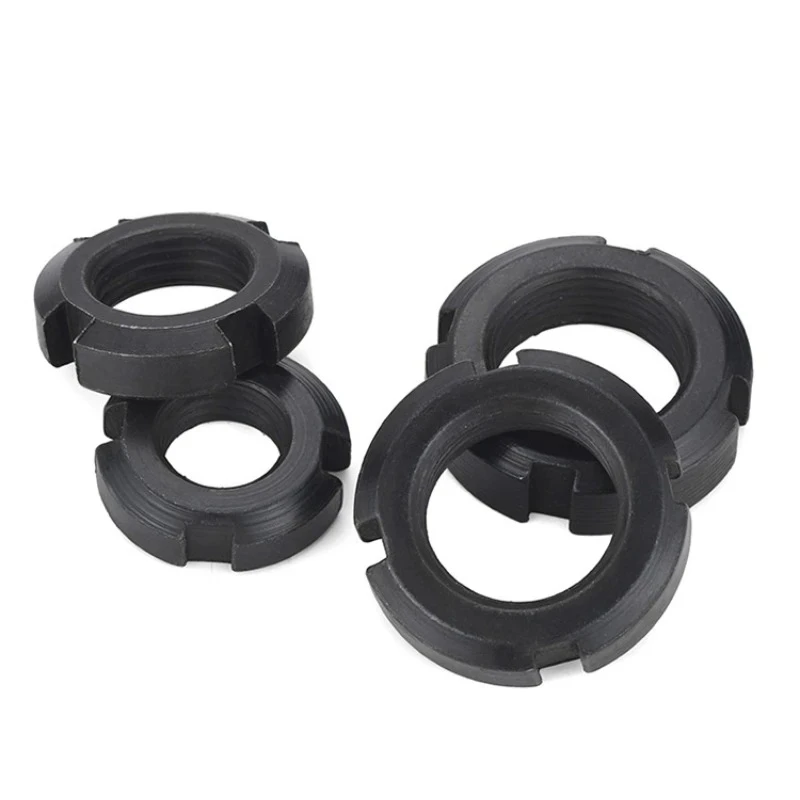 원형 너트 M10 M12 M14 M16 M18 M20 M22 M24 M25 M27 M30 M33 M35 M36 M39 M40-M60 슬롯 너트 좌측 나사 네 슬롯 너트 스패너 GB812