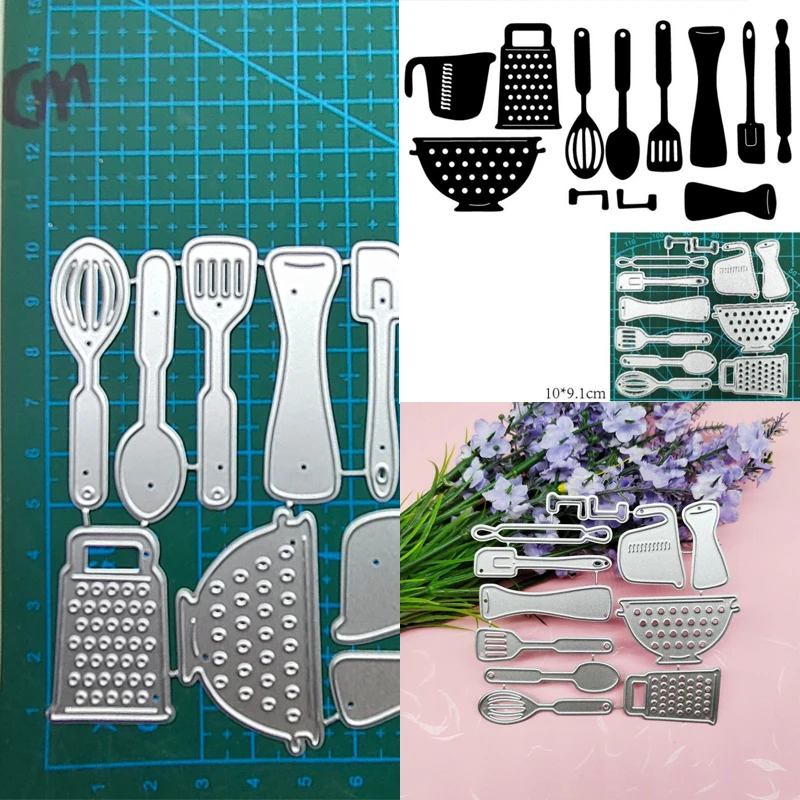 kitchenware DIY Cards Scrapbooking Decor Embossing Dies Cut Stencils Folder Craft Delicate sand Metal Die Cutting Dies