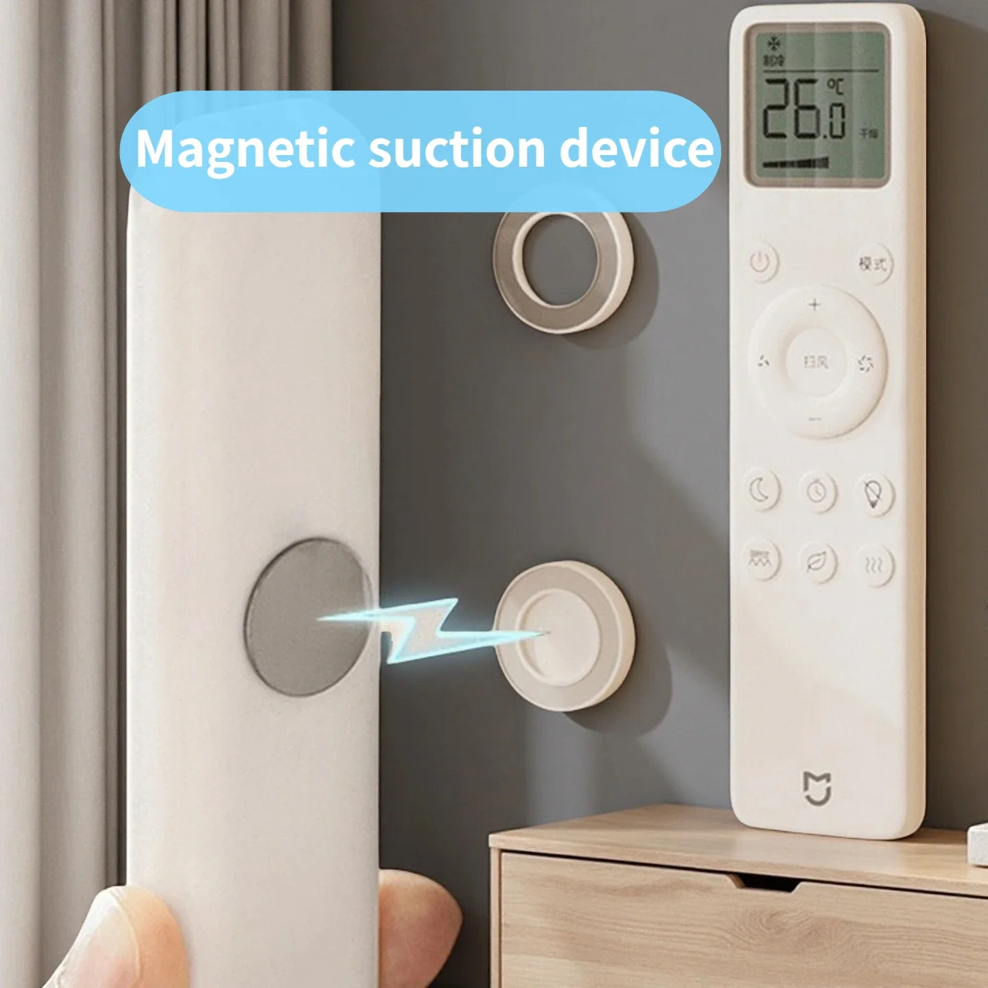 Aspirazione magnetica multifunzionale, foglio adesivo senza traccia con forte ventosa montata a parete, foglio di aspirazione magnetica senza perforazione