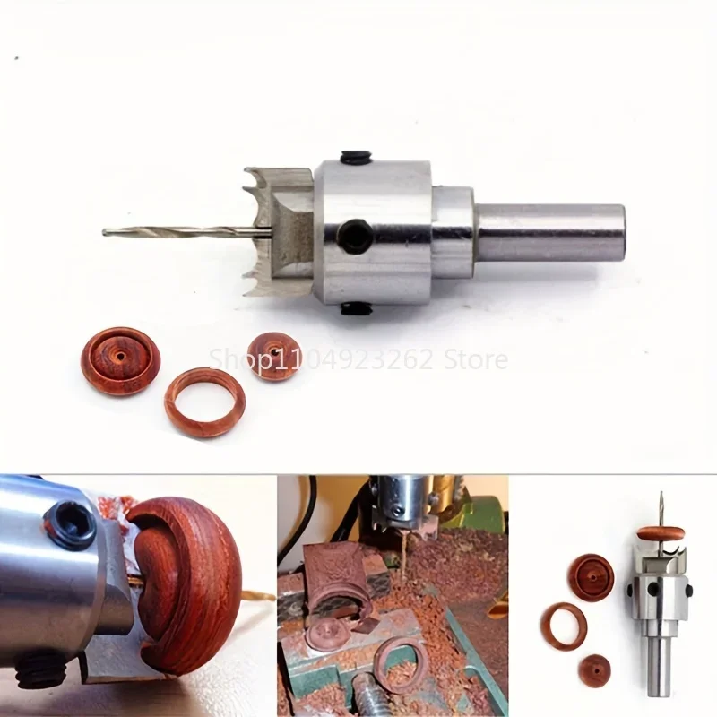 

Набор сверл для изготовления металлических колец Высокоточный набор инструментов для изготовления деревянных колец с фрезами разных размеров Ручные сверла для деревообработки