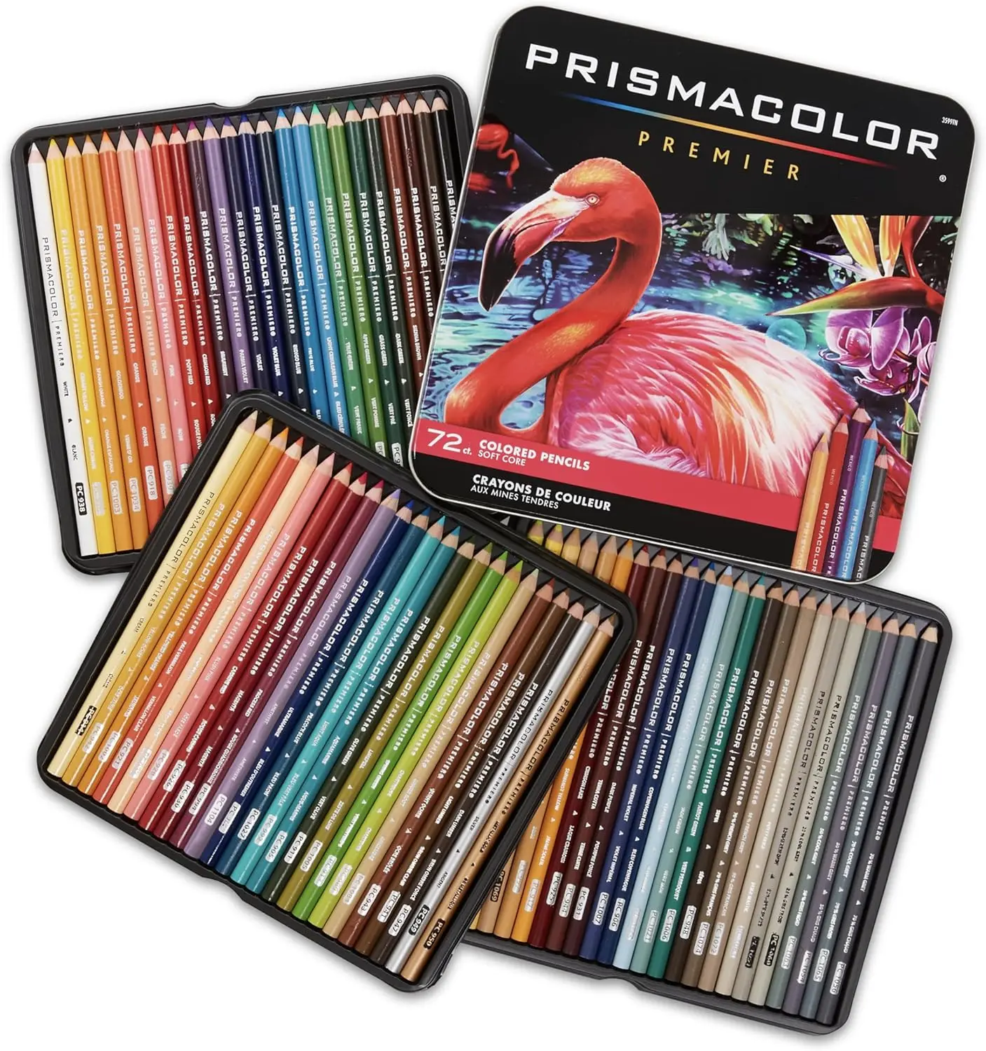 

72-Count Soft Core Colored Pencils for Adult Coloring, Drawing & Sketching - Vibrant, Ultra-Smooth