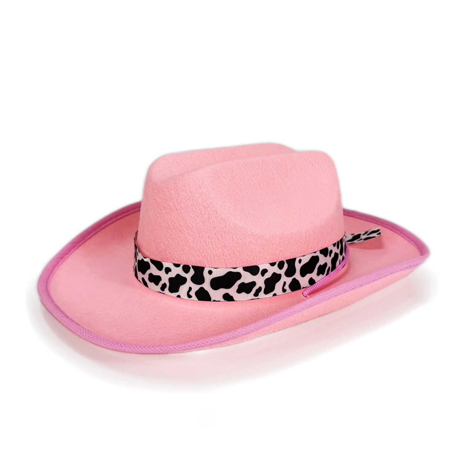 Charmante kindercowboyfeesthoed met riem versierd brede randontwerp met veilig kinkoord voor evenementen en festivals met Halloween-thema