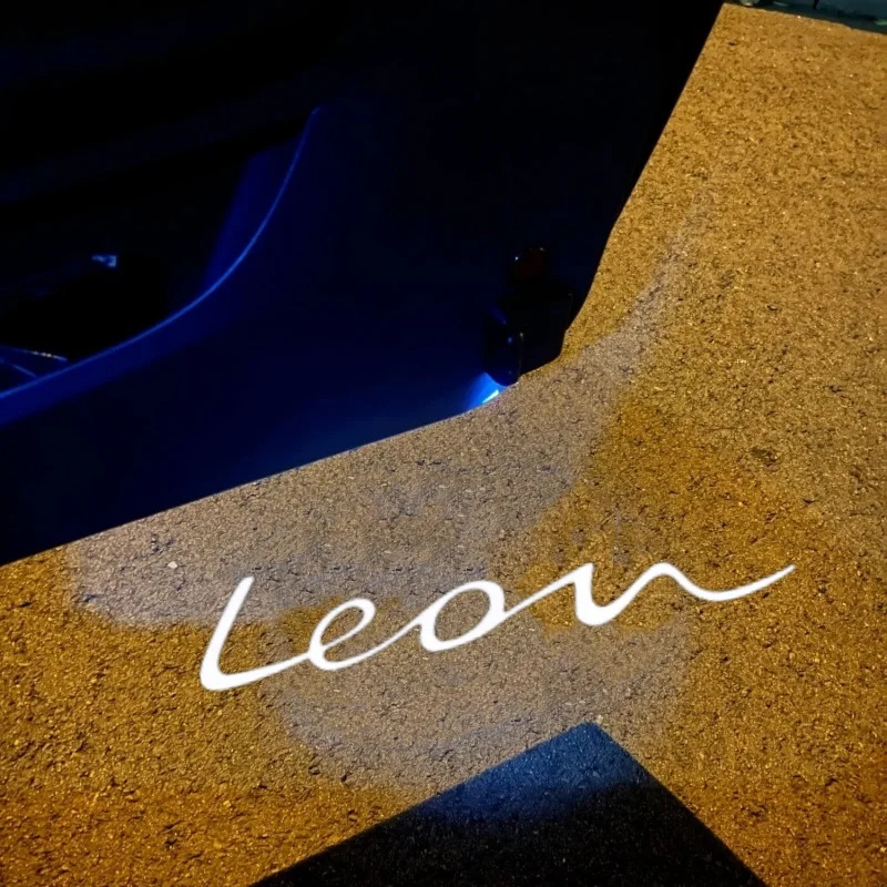 

2Pcs LED Car Door Ghost Shadow Logo Lamps Projector Light Decoration Lamp For Seat Leon Ateca Ibiza Cordoba FR Car Accessories