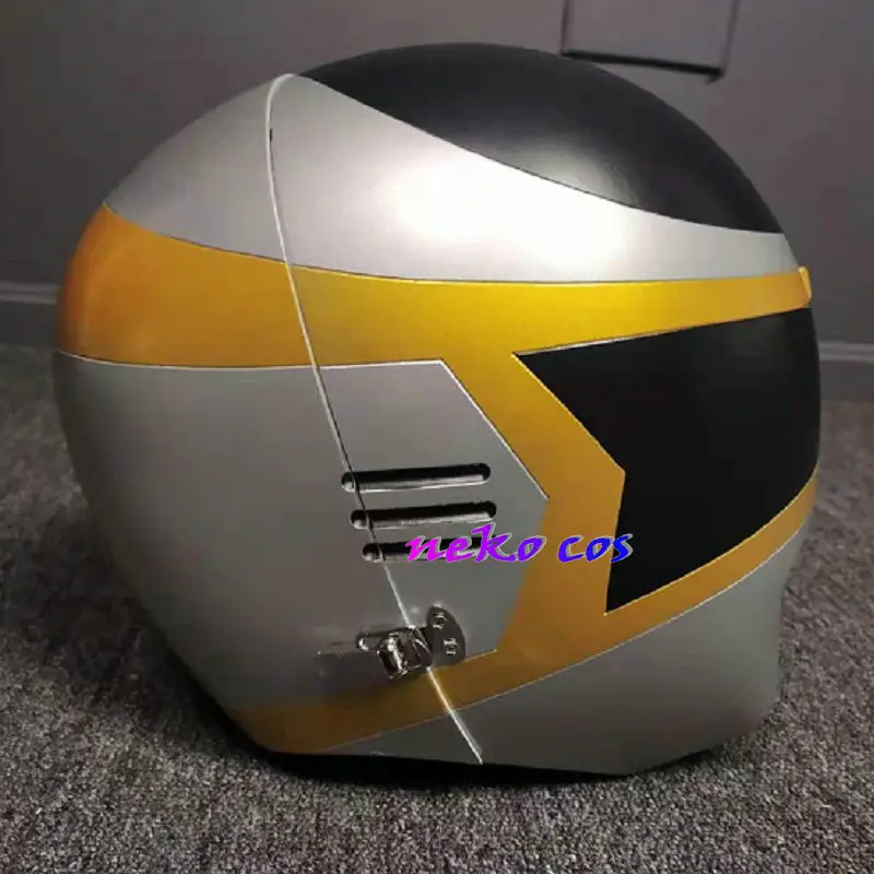 

nekocos Denji Sentai Megaranger Helmet Mask Resin Cosplay costume Custom size Props Toy Gift Halloween Role Play