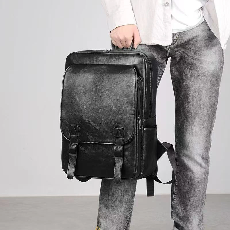 حقيبة ظهر عصرية للرجال من البولي يوريثان مقاومة للماء حقيبة ظهر mochilas de hombre mochila para viaje حقيبة مدرسية mochila masculina حقيبة ظهر #2