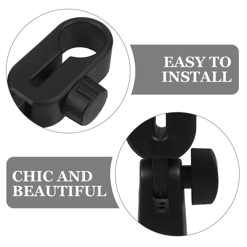 

2pcs Microphone Clips for Stand Shock Mount Replacement Plastic Adjustable Holder Suitable for KTV Concerts Stage Plays Mic