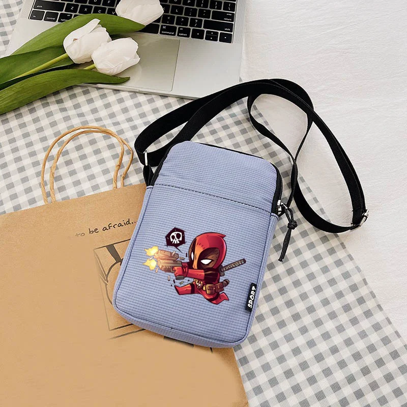 New Dead-pool Superhero Women's Crossbody Bag New Small Mobile Phone Bag Mini Messenger Bag Ladies Cloth Portable Bags gifts