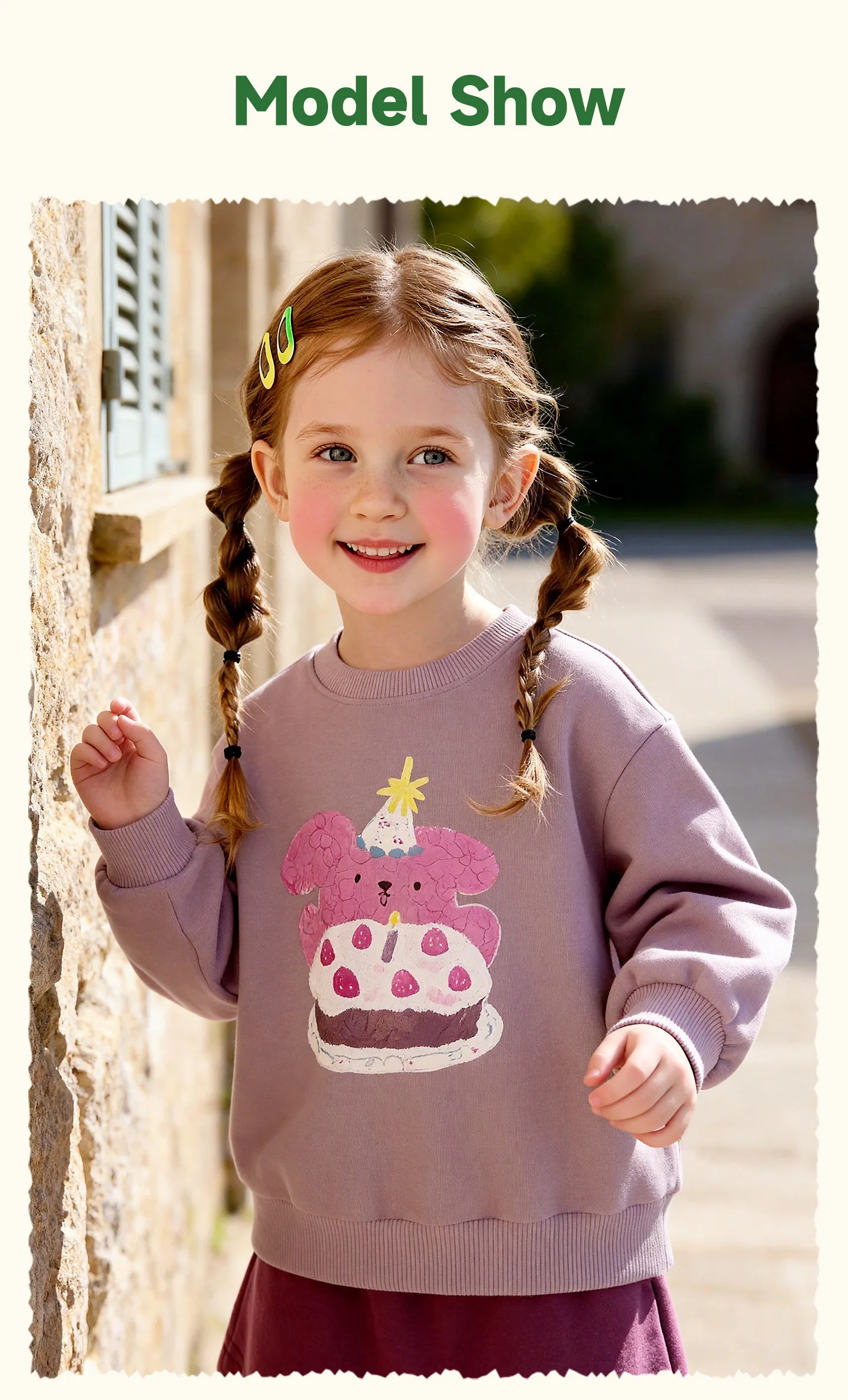 Amila 2026 Herbst Neues Kinder-Sweatshirt Bequem Hautfreundlich Einfach Lässig Tägliche Mode Weich Gemütlich Langarm-Oberteil – Detail 9