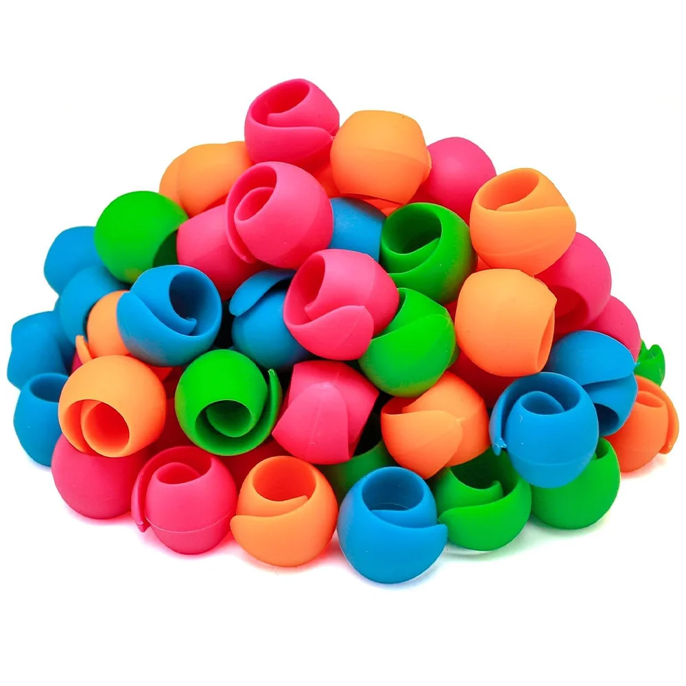 100Pcs Thread Spool Savers/Bobbin Huggers - Prevent Thread Tails from Unwinding  for Sewing and Embroidery Machine Thread Spools