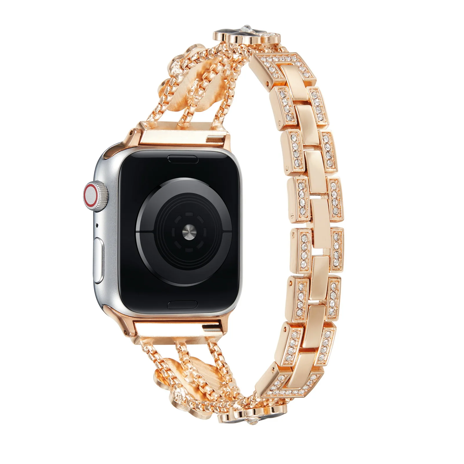 Metal diamond strap Compatible with Apple watch Ultra 8 7 6 5 4 SE 45mm 44mm 41mm 40mm Women bracelet strap for iwatch 42mm 38mm